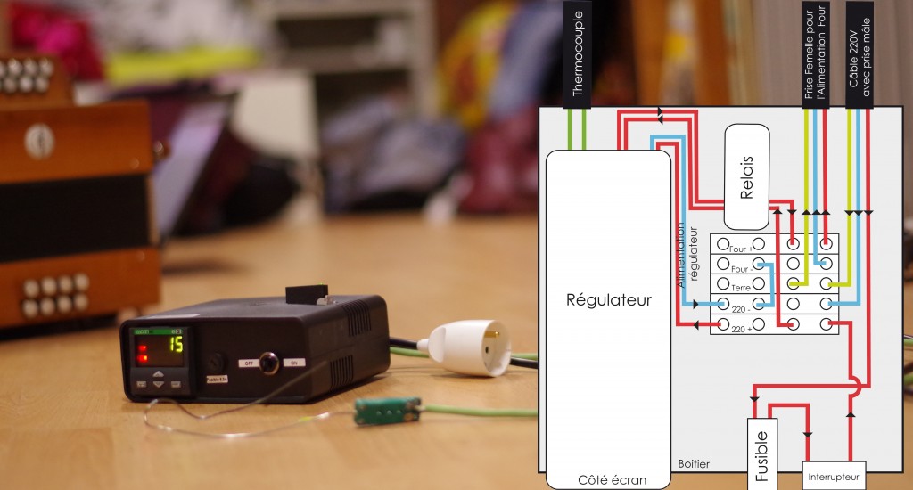 Mon régulateur - photo et schéma de câblage