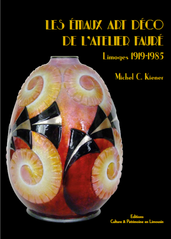 Couverture du livre "les émaux art déco de l'atelier Fauré"