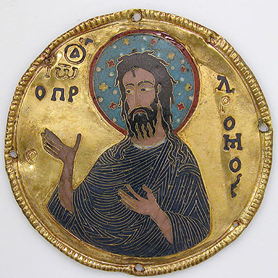 L’art byzantin : Médaillon de Saint Jean le Baptiste