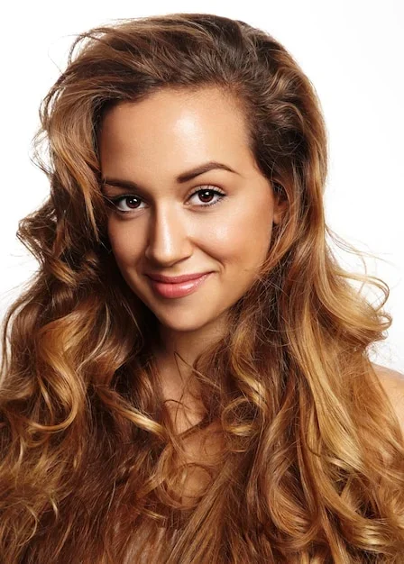 chatain clair balayage miel